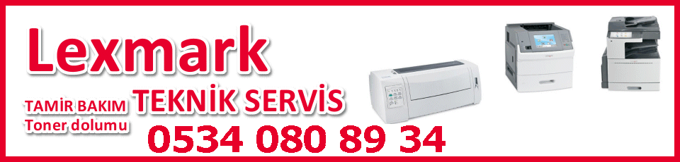 Lexmark Yazc ve Fotokopi makineleri Teknik servisi